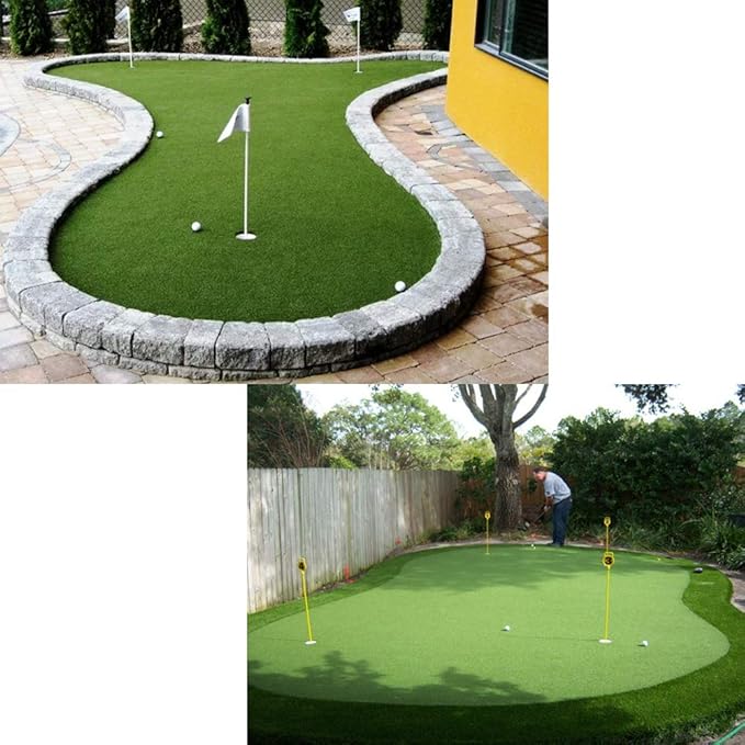 Golf Putting Green - Artificial Grass Turf 11FT X 59FT, Indoor/Outdoor Training Mat, Synthetic Fake Grass for Baseball, Football, Gym Sports