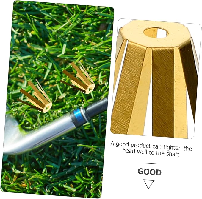 Tofficu Golf Fitting Brass Golf Shims Golf Replacement Parts Golf Fitting Tools
