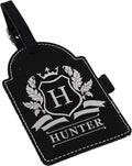 Custom Engraved Golf Luggage and Bag Tag - Customized Golfing Accessories Gift for Golfer, Mom, Dad, Him, Her (Black with Silver)