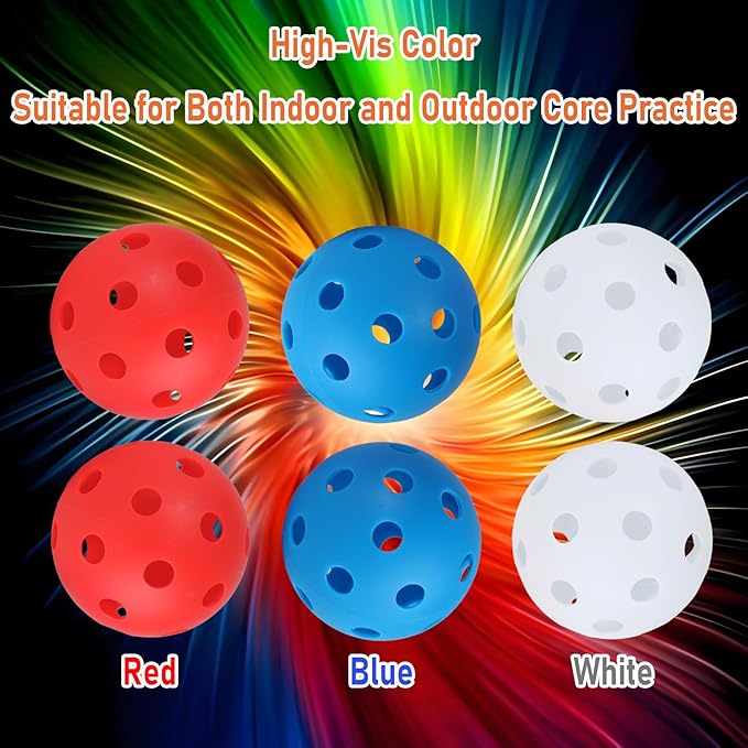 Backyard Golf Games Ball Baseball Training Ball Golf Bucket Game Practice Game Replacement Balls for Indoor Outdoor Backyard Lawn