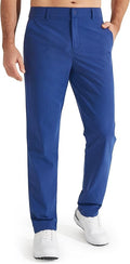 Libin Mens Golf Pants Stretch Work Dress Pants 30"/32"/34" Quick Dry Lightweight Casual Comfy Trousers with Pockets