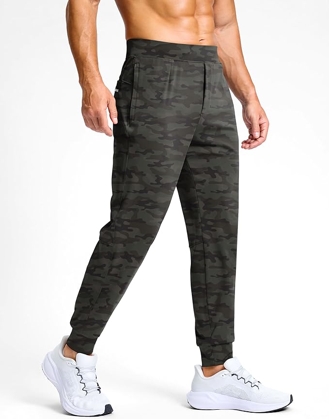 G Gradual Men's Golf Joggers Pants with Zipper Pockets Stretch Sweatpants Slim Fit Track Pants Joggers for Men Work Running
