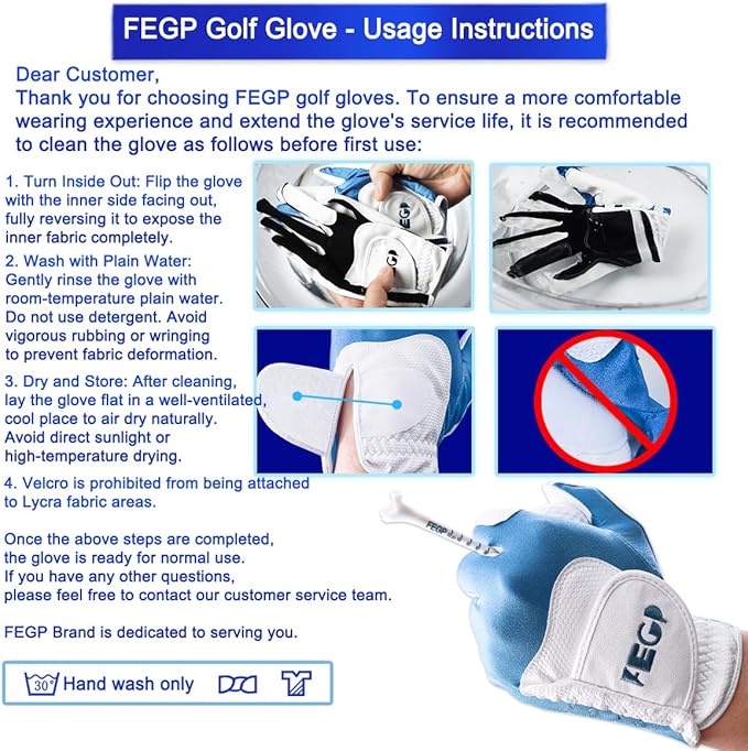 Golf Glove, Men's Players,Left Handed Glove,Japan New Synthetic Leather,resisti Flexible. Stretchy Lycra,Breathability Works Well, Fit, Durable. Value 2 - Pack Golf Gloves.Size M-L-XL