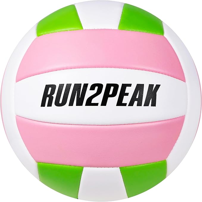 Soft Touch Volleyball Ball Gifts for Teen Girls Kids Youth Team Beginners Durable Volleyballs for Outdoor Indoor Beach Pool Water Play Official Size 5 Training Practice Volley Ball