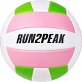 Soft Touch Volleyball Ball Gifts for Teen Girls Kids Youth Team Beginners Durable Volleyballs for Outdoor Indoor Beach Pool Water Play Official Size 5 Training Practice Volley Ball