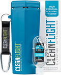 Premium Golf Ball Washer - Portable Cleaner for Golf Bag or Cart - Best Golf Accessories Gifts for Men & Women