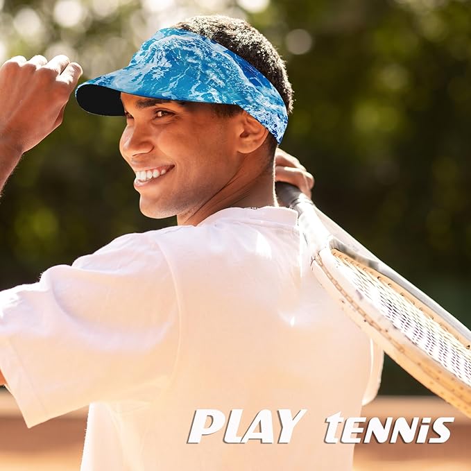 Sun Visor Hat Men Women for Sun Protection Running Fishing Tennis Golf