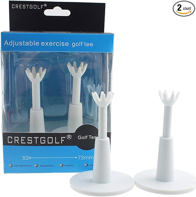 CRT Golf Range Tees Adjustable Golf Tees-2pcs per Pack