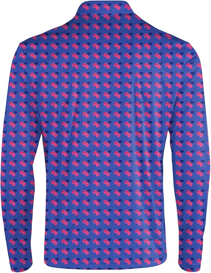 Men's Long Sleeve Golf Shirt Quick Dry 3 Button Work Fishing Outdoor Casual Collar Shirt