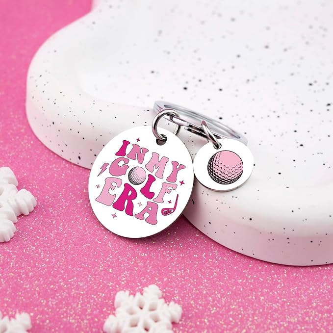 Golf Gifts for Women Golf Keychain Gifts for Her Golfs Accessories for Women Girls Golfs Gift for Women Golfers Unique Birthday Christmas Gift for Golfer Stuff