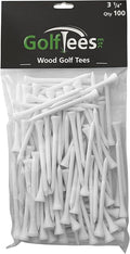 Wood Golf Tees - Standard Golf Tees for Men and Women