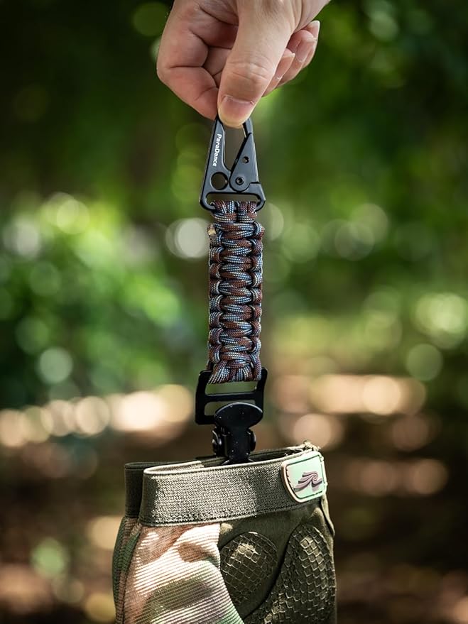 Tactical Glove Clips Work Glove Holders Strap w/Metal Alligator for Duty Belt Backpack Camping Hiking Construction
