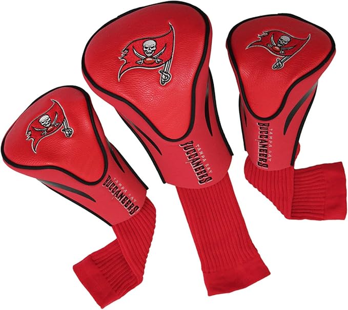 Team Golf NFL Numbered 1, 3, & X, Fits Oversized Drivers, Utility, Rescue & Fairway Clubs, Velour Lined for Extra Club Protection