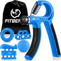 FitBeast Grip Strengthener Forearm Strengthener Hand Grips Strengthener Kit - 5 Pack Adjustable Resistance