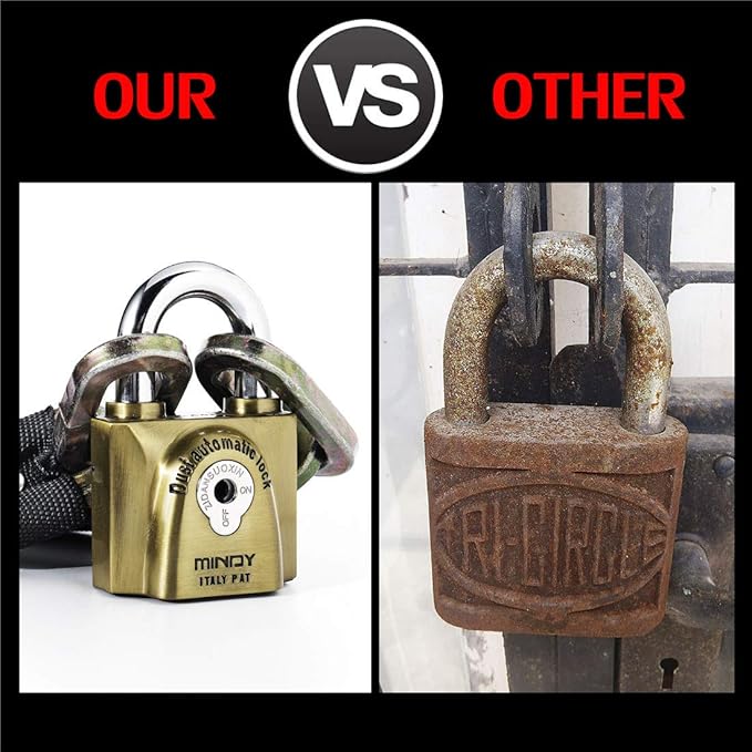 Mindy 60mm Heavy Duty Waterproof Keyed Padlock with 4 Keys