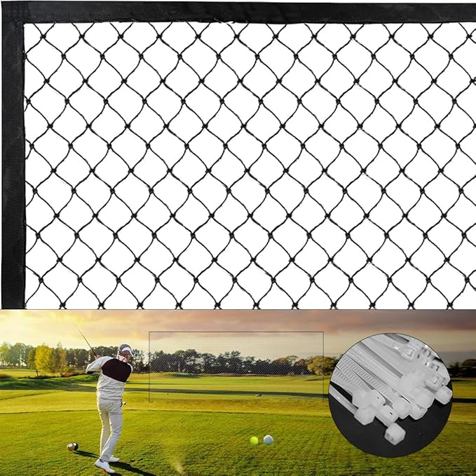 Black Golf Barrier Netting Multifunction Sports Netting High Impact Net
