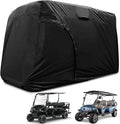 Golf Cart Cover 2/4/6 Passenger, Waterproof Golf Cart Rain Covers, Heavy-Duty All Weather Protection Cover for EZ GO Yamaha Club Car Enclosure Accessories