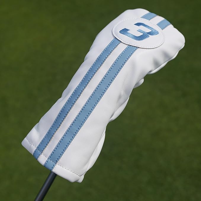 Single Headcover, Easy Slip-On Easy-Off Golf Club Head Cover, Fleece Lined Interior, Water Resistant and Durable Shell, Individual Retail Pack