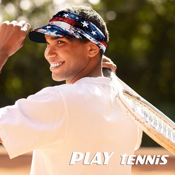 Sun Visor Hat Men Women for Sun Protection Running Fishing Tennis Golf