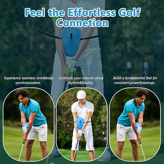 Swing Training Aid Ball Aluminum PU Foam Portable Posture Correction Putting Aid Trainer for Beginners Practice