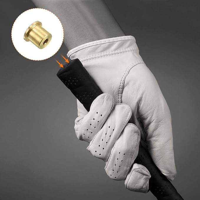 PATIKIL Golf Brass Tip Weights, Plug Insert Fit Carbon Wood Iron Steel Shafts, for Golf Club Sports, Copper