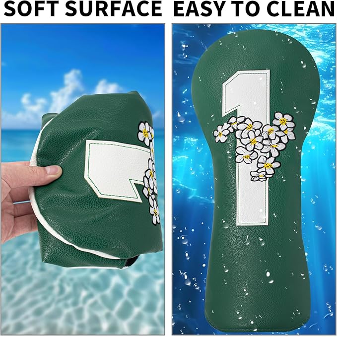 Premium Golf Club Head Cover - Fits Most Clubs, Heavy-Duty Construction, Protects Against Scratches and Damage, Specifically Designed for Hybrid and Fairway Woods.