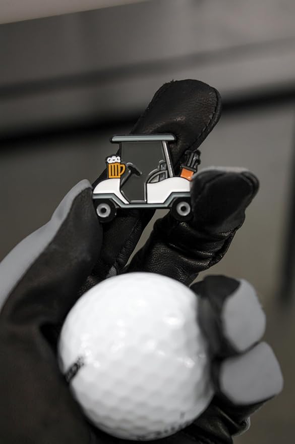 Funny Golf Ball Marker + Premium Magnetic Hat Clip | Unique Gift for Men & Women Golfers | Hilarious Golf Accessory for Any Golfer | NEW Designs!
