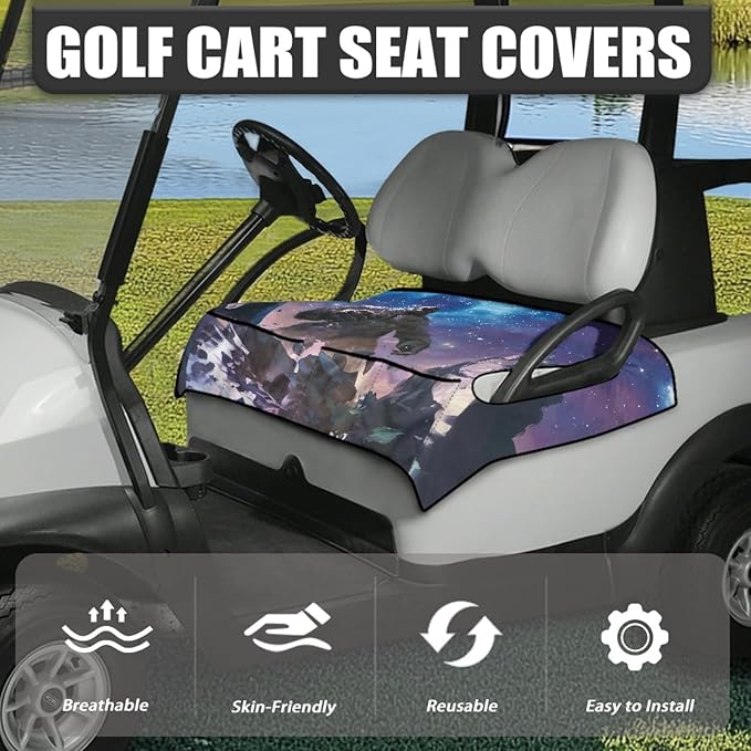 Golf Cart Seat Covers Universal Golf Cart Seat Cover Blanket Cushion Cover Sports Golf Cart Accessories