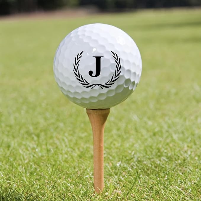 Personalized Golf Balls Gifts for Men, Unique Initial on Golf Balls, Custom Golf Balls, Golf Gifts for Dad, Mom and Golfers(12 Balls)