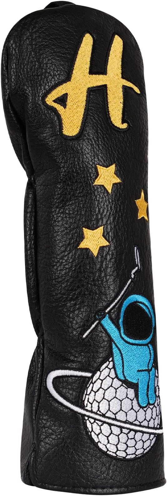 Astronaut Series Golf Headcovers, Synthetic Leather Golf Head Covers for Driver, Fairway Wood and Hybrid, Golf Putter Covers for Mallet and Blade