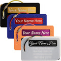 Full Privacy Customized Metal Luggage Tags - Laser Engraved Aluminum Luggage Tags with Silicone Sleeves Pack of 4 (Privacy-Enhanced Bundle, 2x3.5)