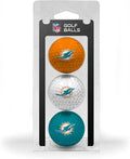 Team Golf NFL Regulation Size Golf Balls, 3 Pack, Full Color Durable Team Imprint