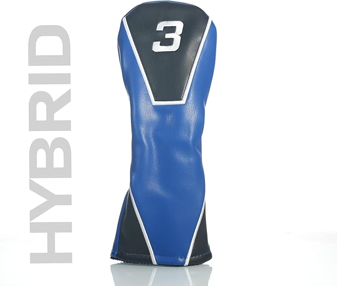 Single Headcover, Easy Slip-On Easy-Off Golf Club Headcover, Fleece Lined Interior, Water Resistant and Durable Shell, Individual Retail Sport Pack