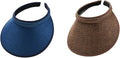 Cloth Covered Slip-On Visor for Women, Adjustable Cap Sports Sun Visors for Men