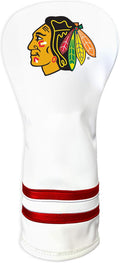 Team Golf NHL White Vintage Fairway Golf Club Headcover, Form Fitting Design, Retro Design & Superb Quality