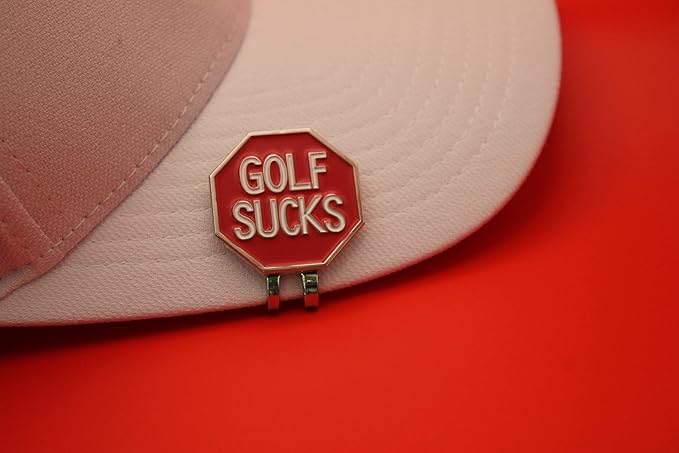 Funny Golf Ball Marker + Premium Magnetic Hat Clip | Unique Gift for Men & Women Golfers | Hilarious Golf Accessory for Any Golfer | NEW Designs!