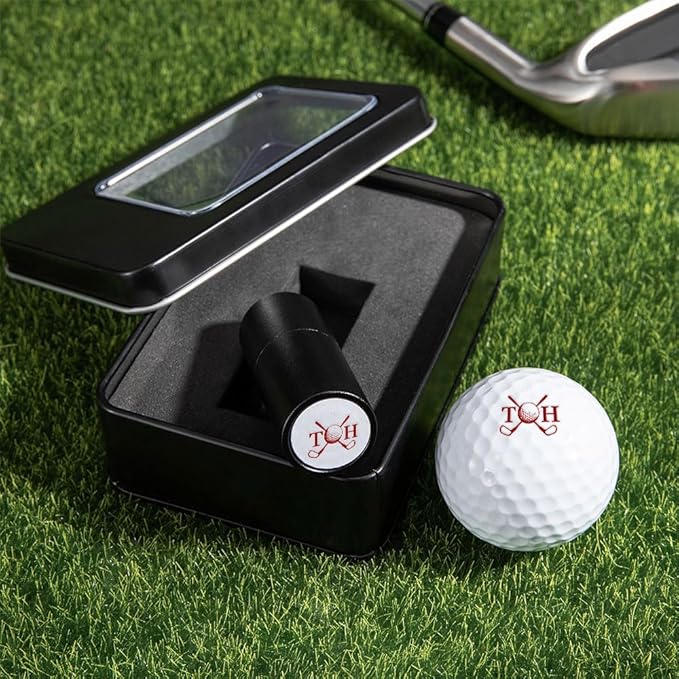 callie Custom Golf Ball Stamp - Personalized Golf Ball Marker Stamp with Monogram Name, Golf Accessories Gifts for Men, Dad, Husband, Golfers