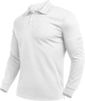 Deyeek Men's Polo Shirts Long Sleeve Golf Polo Shirts for Men Quick Dry UPF 50+ Sun Protection Polos Casual Collared Shirts