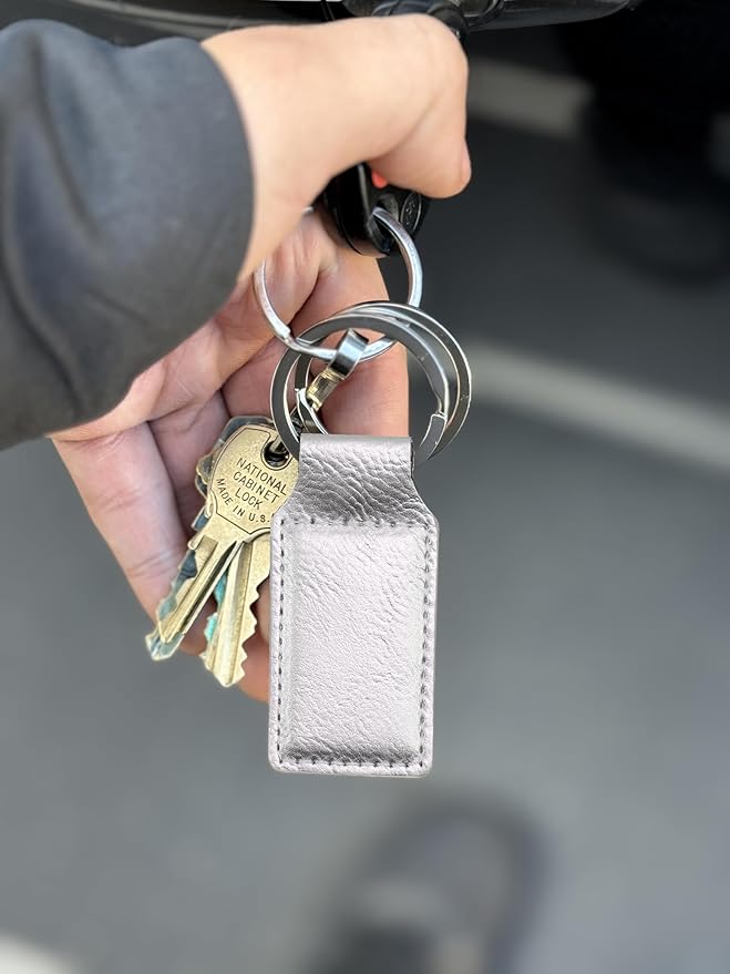 LaserGram Rectangle Keychain, Disc Golf, Personalized Engraving Included