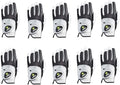 HIRZL Trust Control 2.0 Golf Gloves, All Weather Mens Golf Glove, White/Black, Kangaroo Leather Palm, Cabretta Leather Backhand, Trusted by Pro’s, Sweat Free, Ultimate Grip