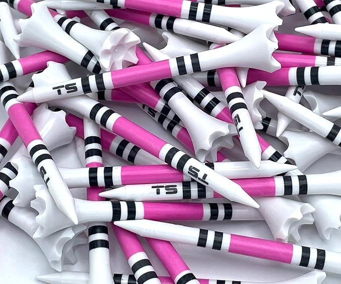 TRUESTRIKE Premium USA Golf Tees – 100-Pack Durable 3¼" / 2¾" Plastic Tees – Made in USA – Perfect Holiday Golf Gift
