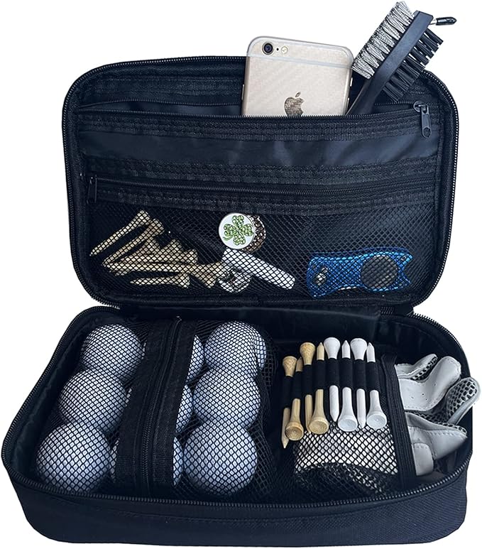 Golf Accessory Bag Organizer for Men - Golf Valuables Pouch