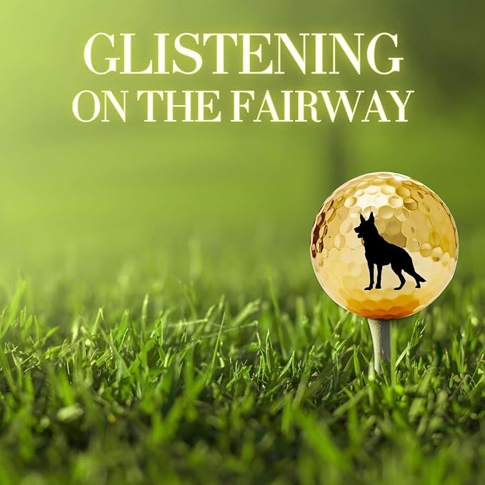 German Shepherd Gifts Golf Balls Set, Golf Gifts, Cool Accessories for Golfers, German Shepherd Dog Gifts for Golf Lovers, Perfect for Christmas & Birthday