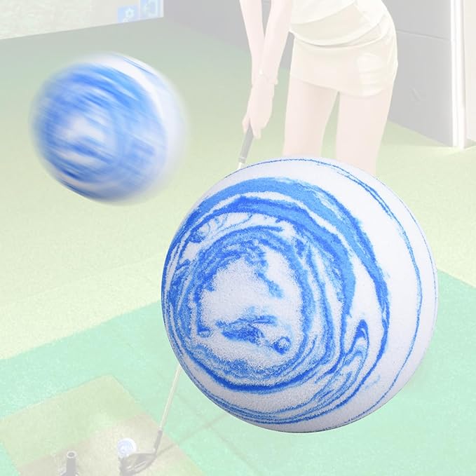 Practice Golf Balls,Golf Training Balls,10Pcs Sponge Garden Soft EVA Elastic Golf Balls for Indoor/Outdoor Golf Practice