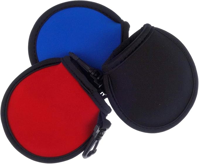 3 Pack Portable Pocket Golf Ball Washer Golf Ball Cleaner Pouch