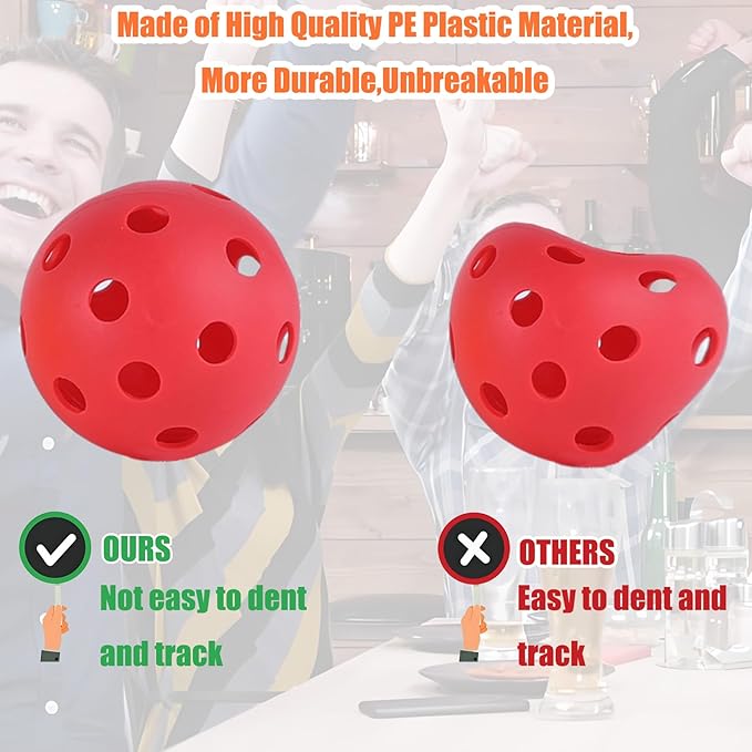 Backyard Golf Games Ball Baseball Training Ball Golf Bucket Game Practice Game Replacement Balls for Indoor Outdoor Backyard Lawn