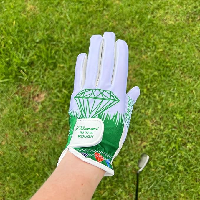 Giggle Golf Women's Golf Glove - Adjustable Strap, Left Hand Gloves for Women
