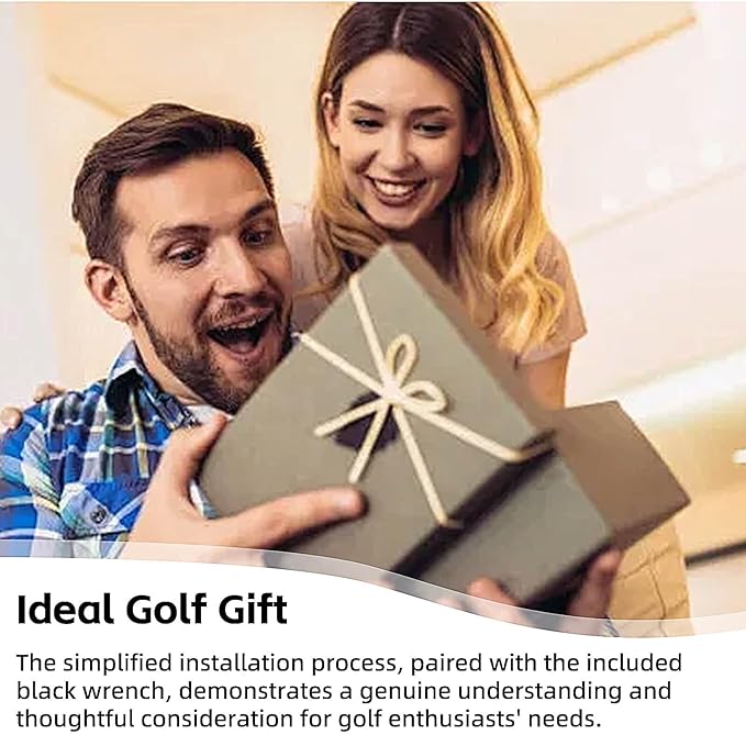 Golf Spikes Set, Includes 31 Pcs Soft Golf Cleats with Spike Wrench Tool, 6mm Dia Metal Thread Screw-in Replacement Spikes for Golf Lawn Cricket Sports Shoes