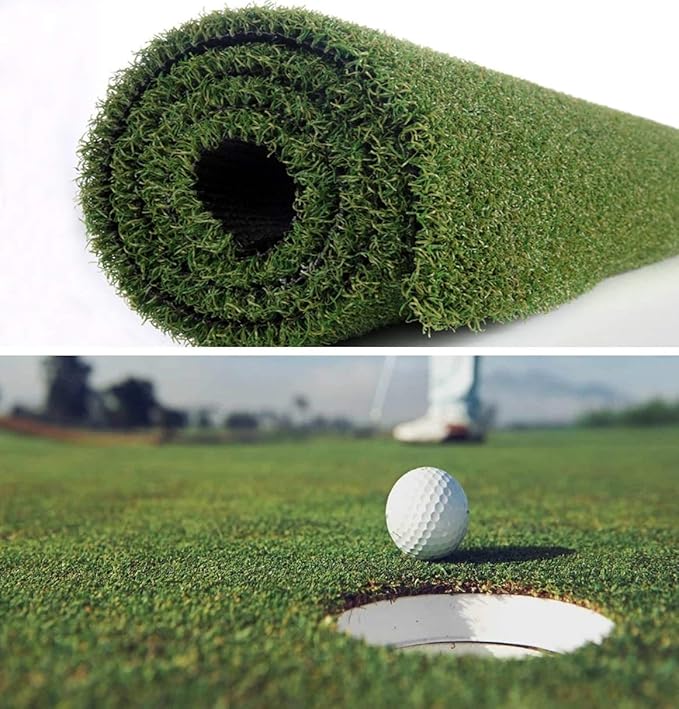 Pro Putting Green Golf Artificial Grass Turf 6FTX7FT， Indoor Outdoor Golf Training Mat, Synthetic Fake Grass for Baseball Football Gym Sports