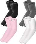 BHYTAKI UV Sun Protection Arm Sleeves, UPF 50 Sports Cooling Arm Compression Sleeves for Men Women Teenager